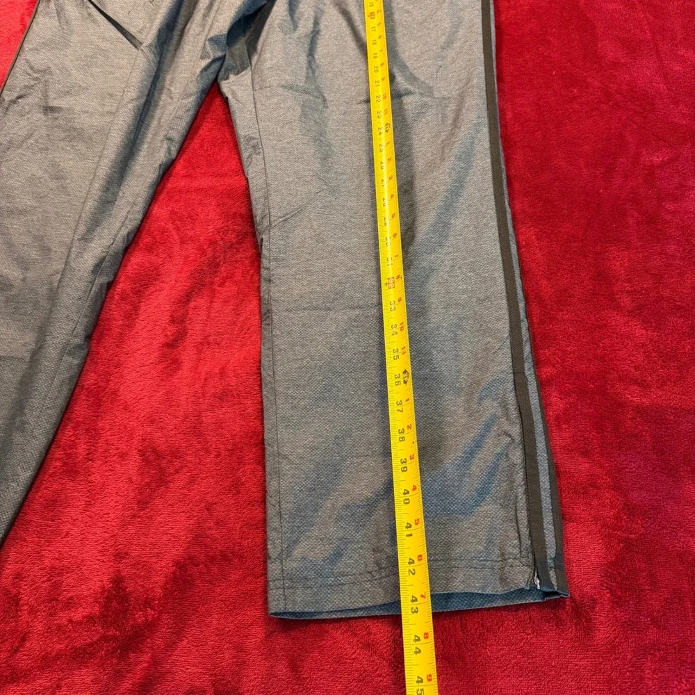 Adidas Essentials Wind Pants‎ Mens 3XL Black Grey Textured Track Pants BR3205
